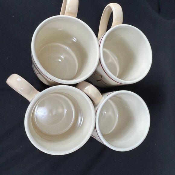 set of 4 colorful coffee mugs. WILLIRAYE STUDIO WW2434 - Picture 3 of 5